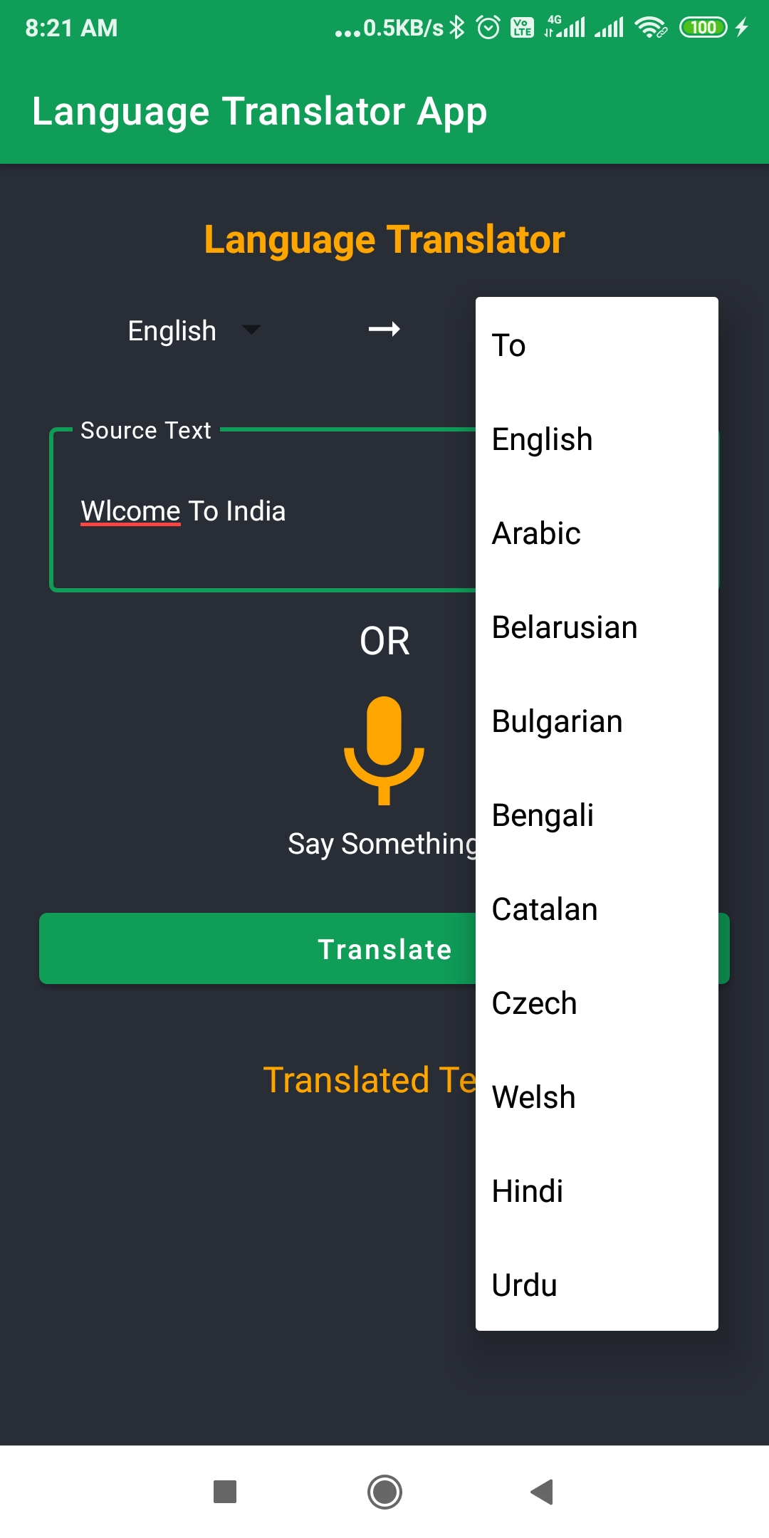 Language Translater | Indus Appstore | Screenshot