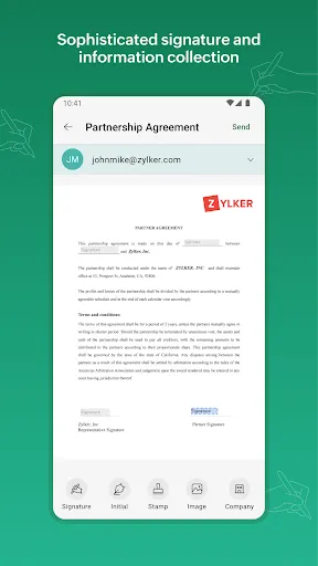 Zoho Sign - Fill & eSign Docs | Indus Appstore | Screenshot