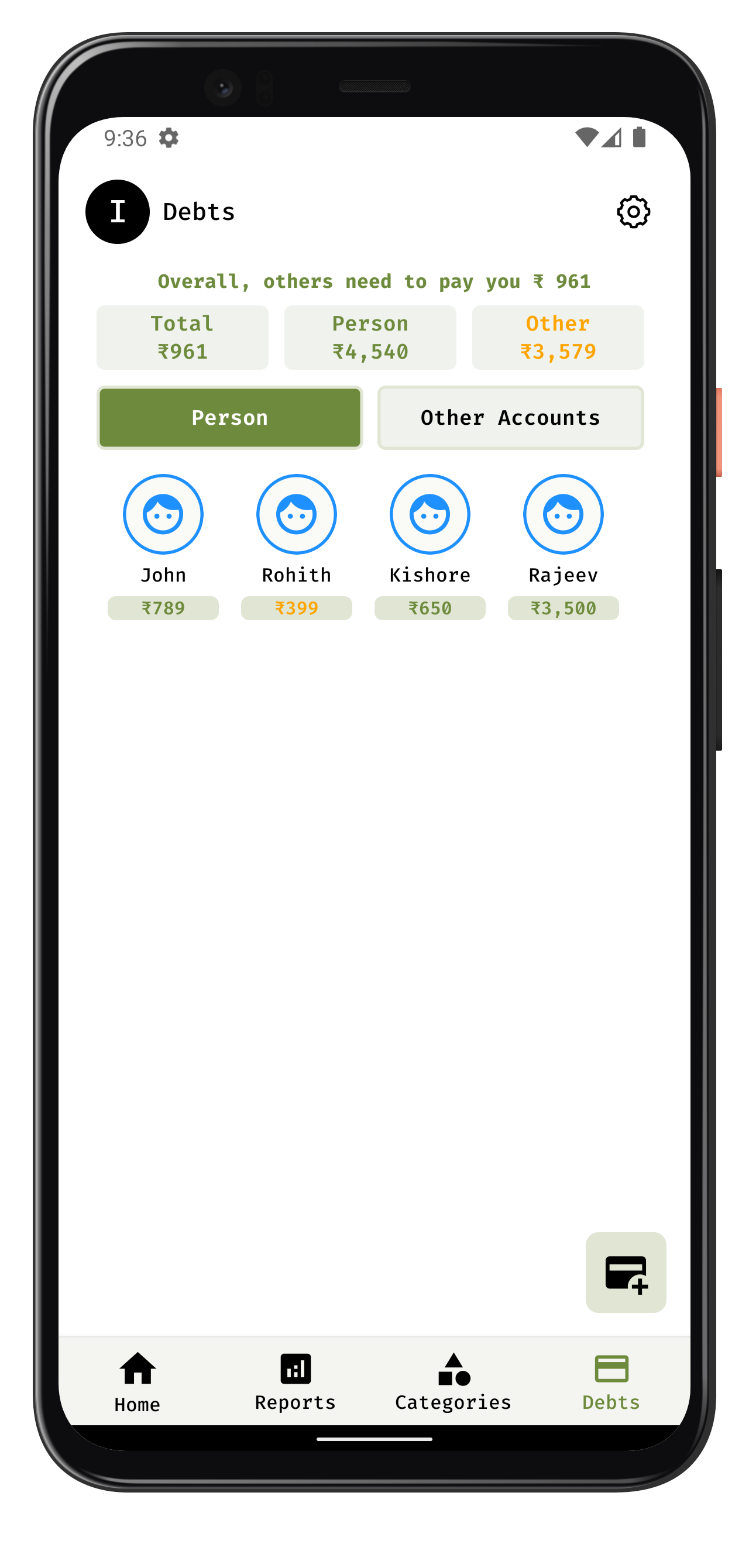 zero - Minimal Expense Tracker | Indus Appstore | Screenshot
