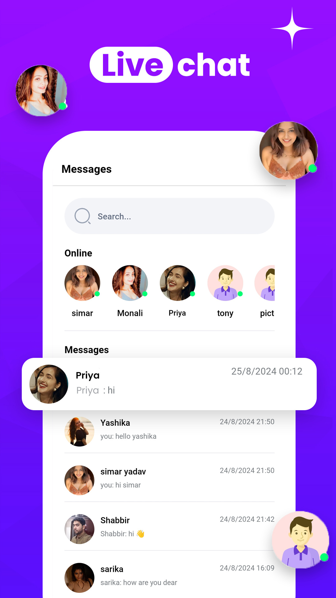 Chatex - Live Video Chat, Random Video chat | Indus Appstore | Screenshot