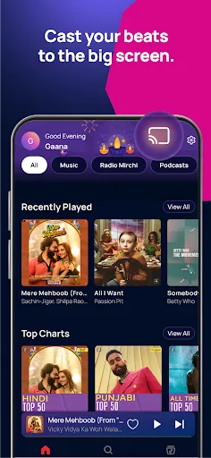 Gaana Music Player, Songs App | Indus Appstore | Screenshot