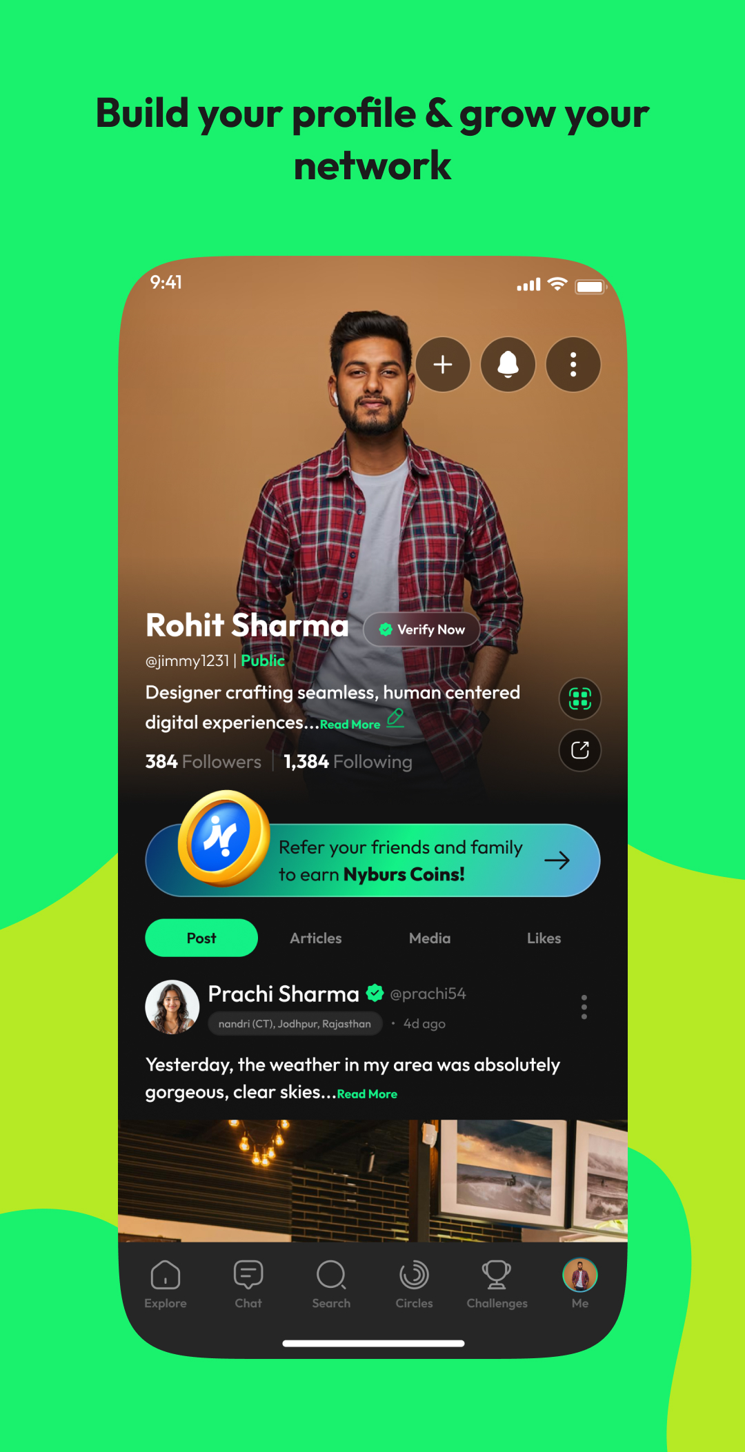 Nyburs: Hyperlocal Social App | Indus Appstore | Screenshot
