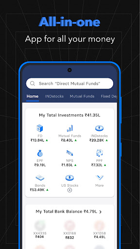 INDmoney: Stocks, Mutual Funds | Indus Appstore | Screenshot