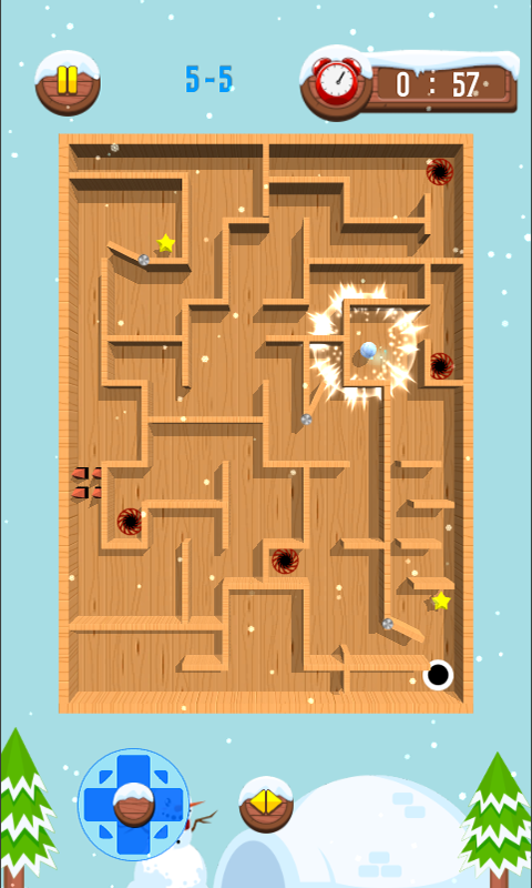 Maze and Snow Ball | Indus Appstore | Screenshot