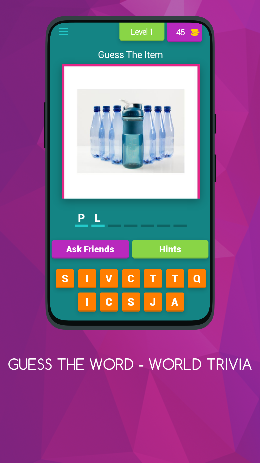 GUESS THE WORD - WOLRD TRIVIA | Indus Appstore | Screenshot