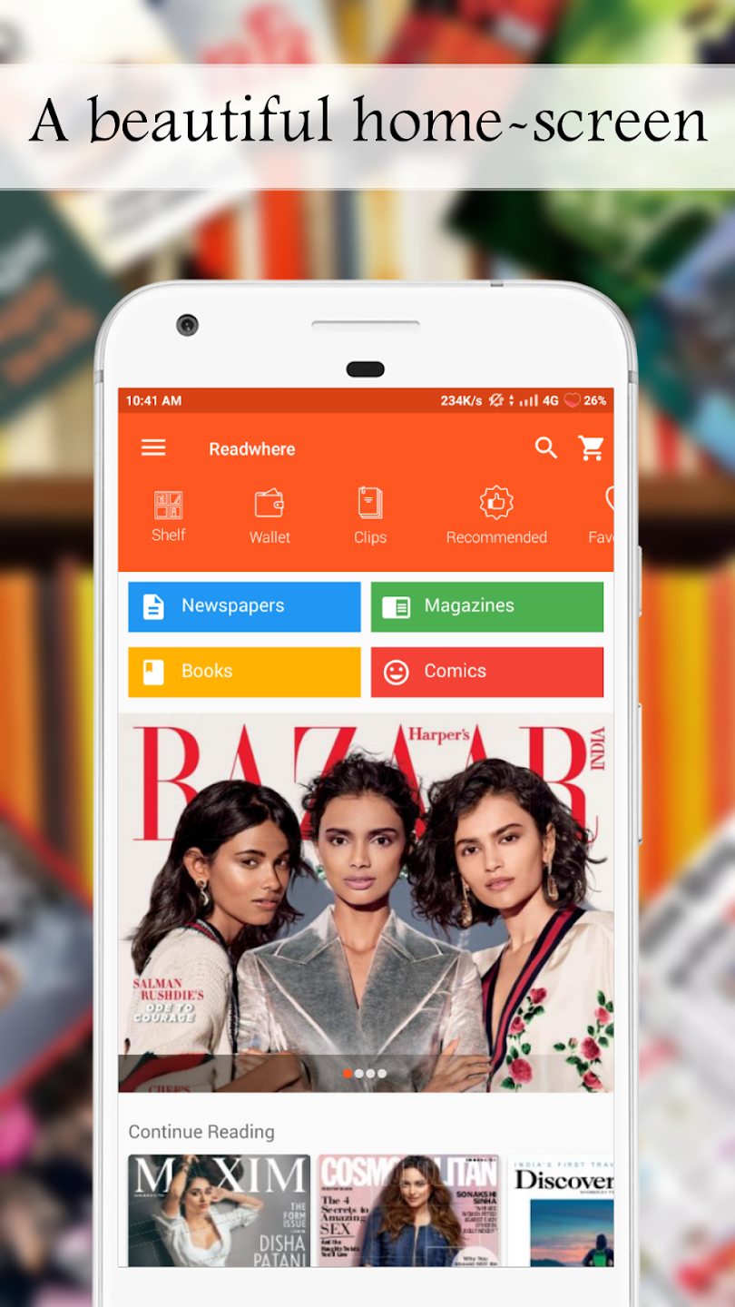 Readwhere - News and Magazines | Indus Appstore | Screenshot