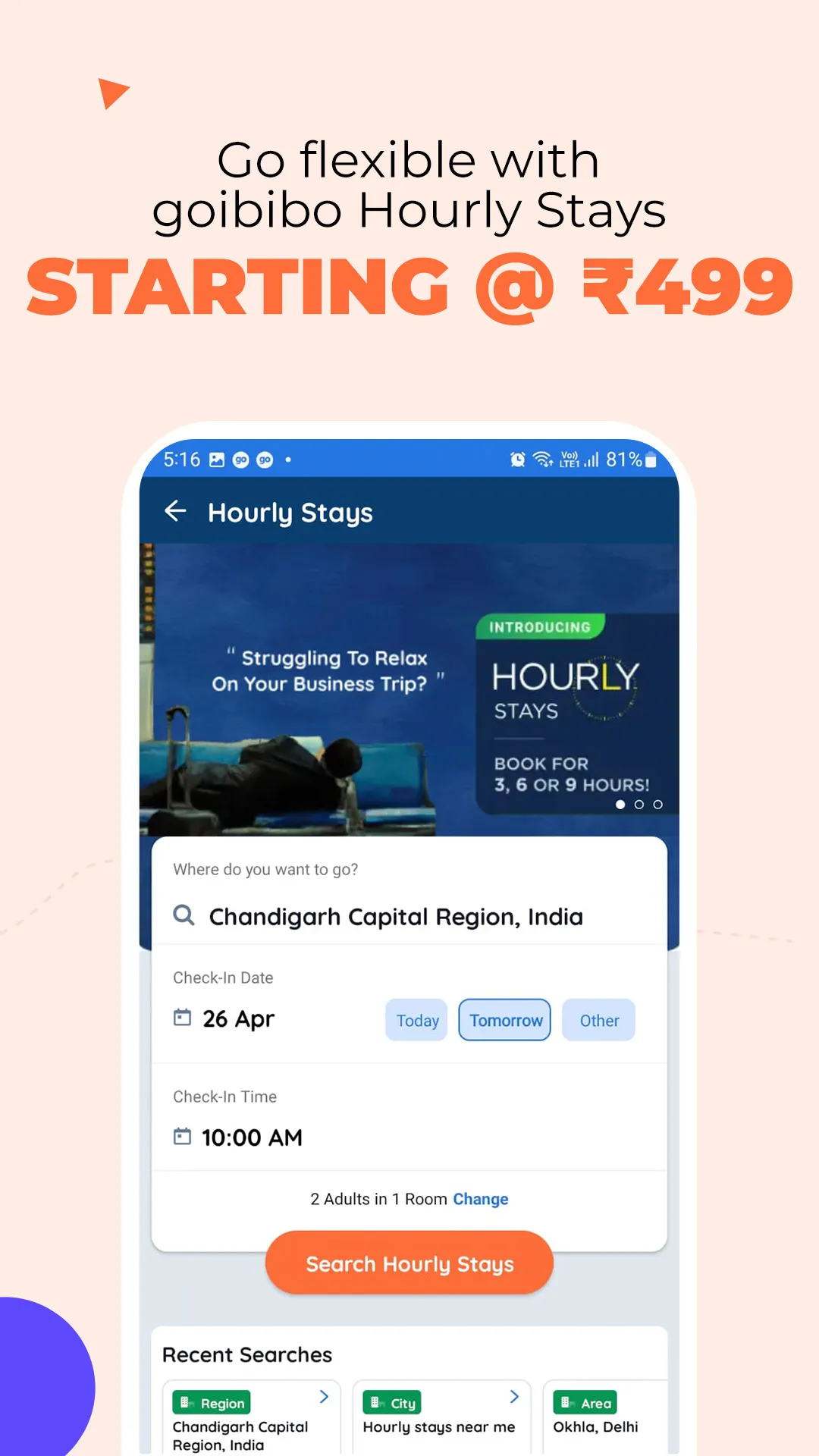 Goibibo: Hotel, Flight Booking | Indus Appstore | Screenshot
