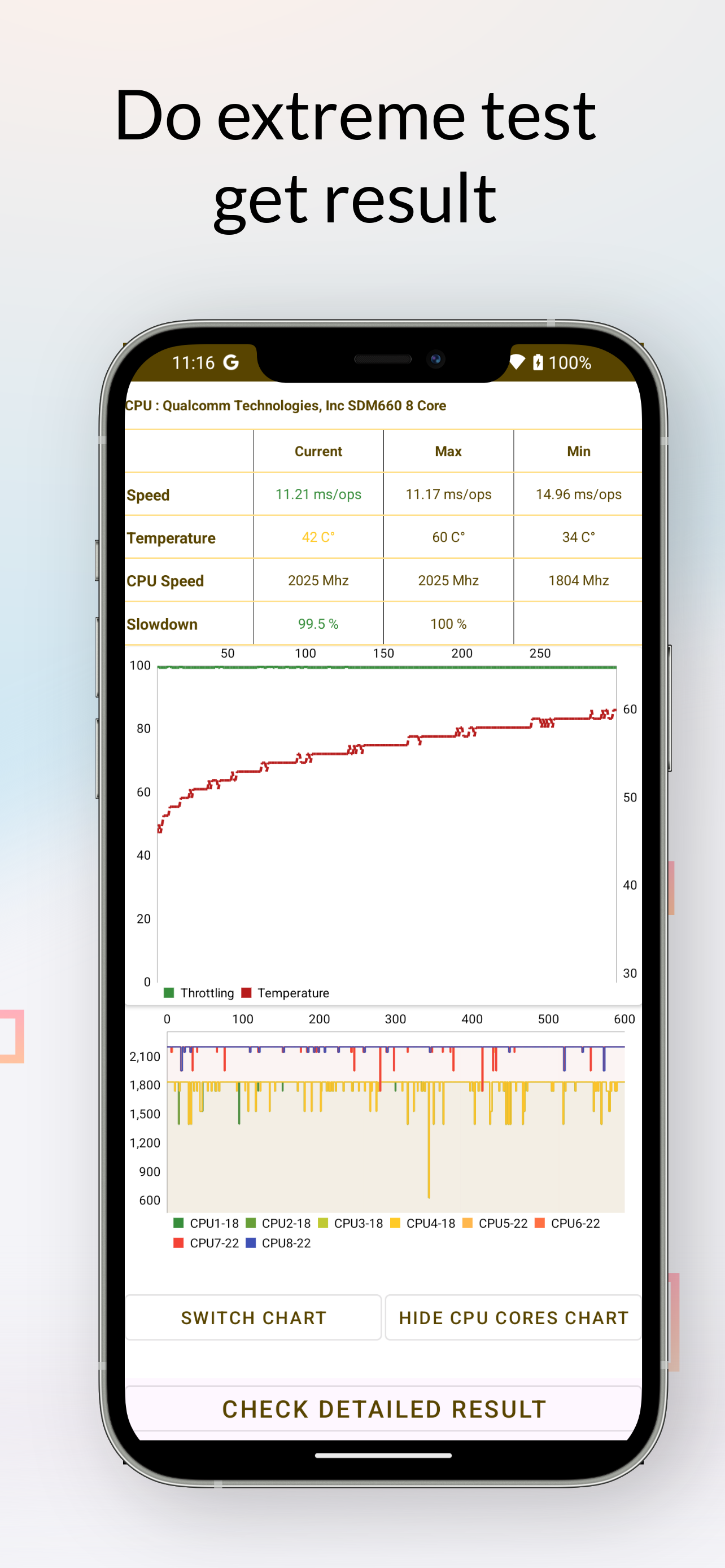 CPU Throttling Test | Indus Appstore | Screenshot