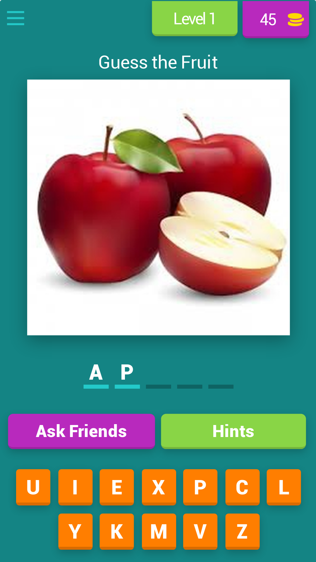 Guess the Fruit | Indus Appstore | Screenshot