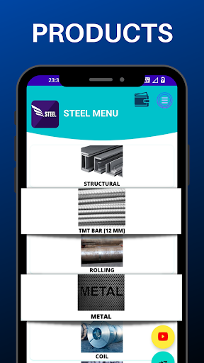 Steel Menu: Steel Price, Scrap | Indus Appstore | Screenshot