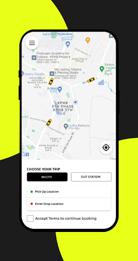 Cabby, Any Time - On Time | Indus Appstore | Screenshot