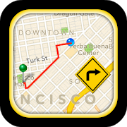 GPS Driving Route® - Offline Map & Live Navigation | Indus Appstore | App Icon