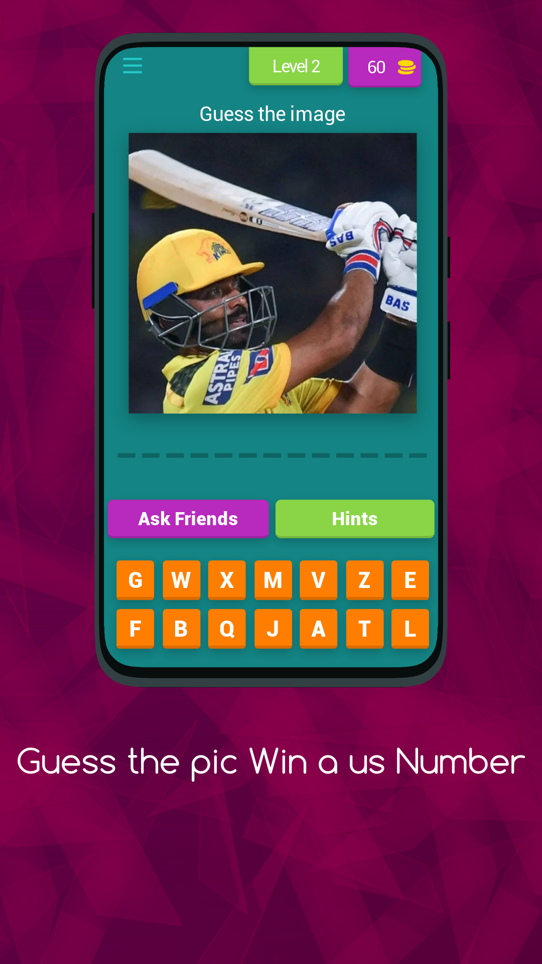 Guess the Picture Quiz´win a us number | Indus Appstore | Screenshot