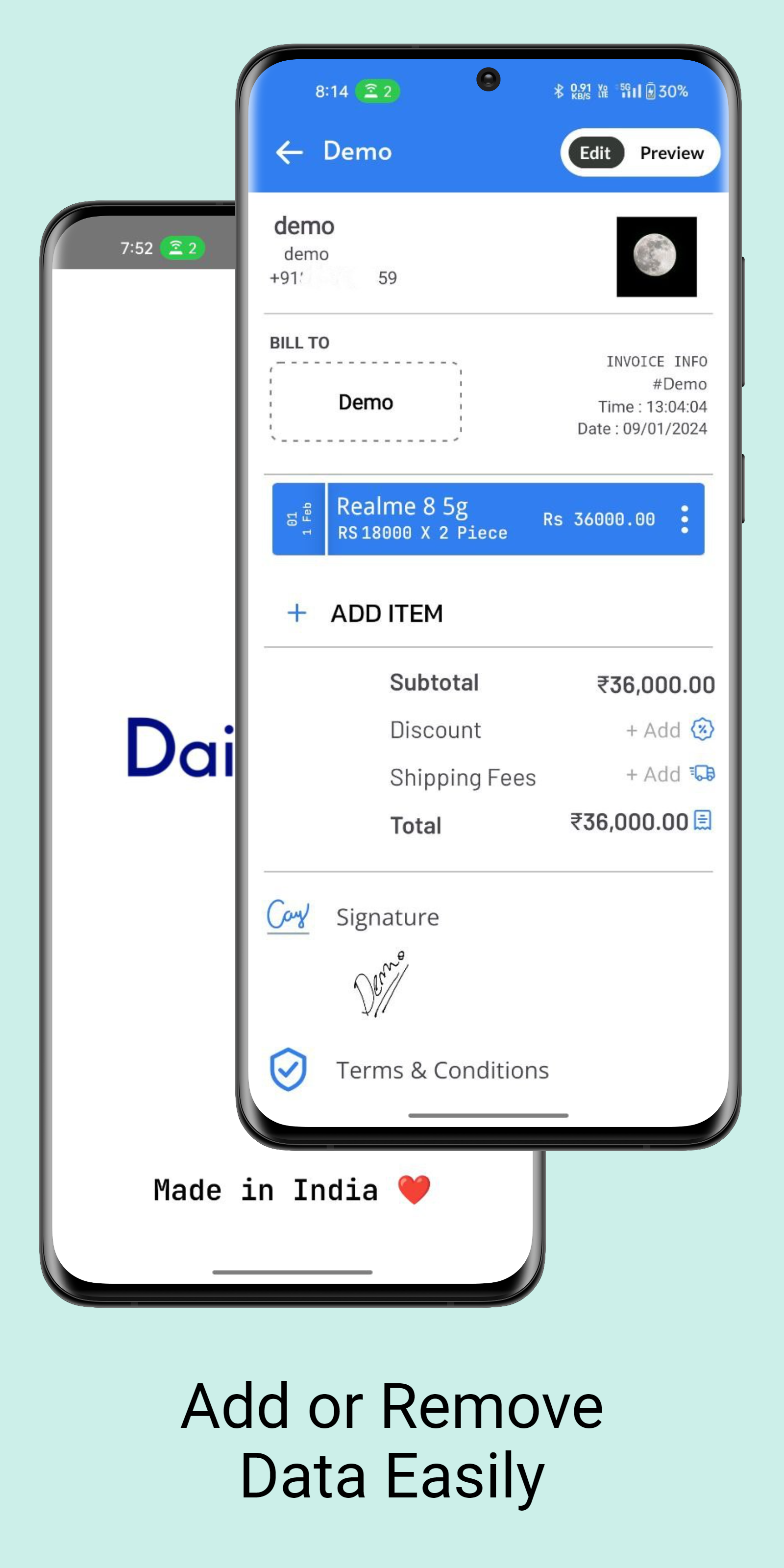 Daily Book - Invoice Manager | Indus Appstore | Screenshot