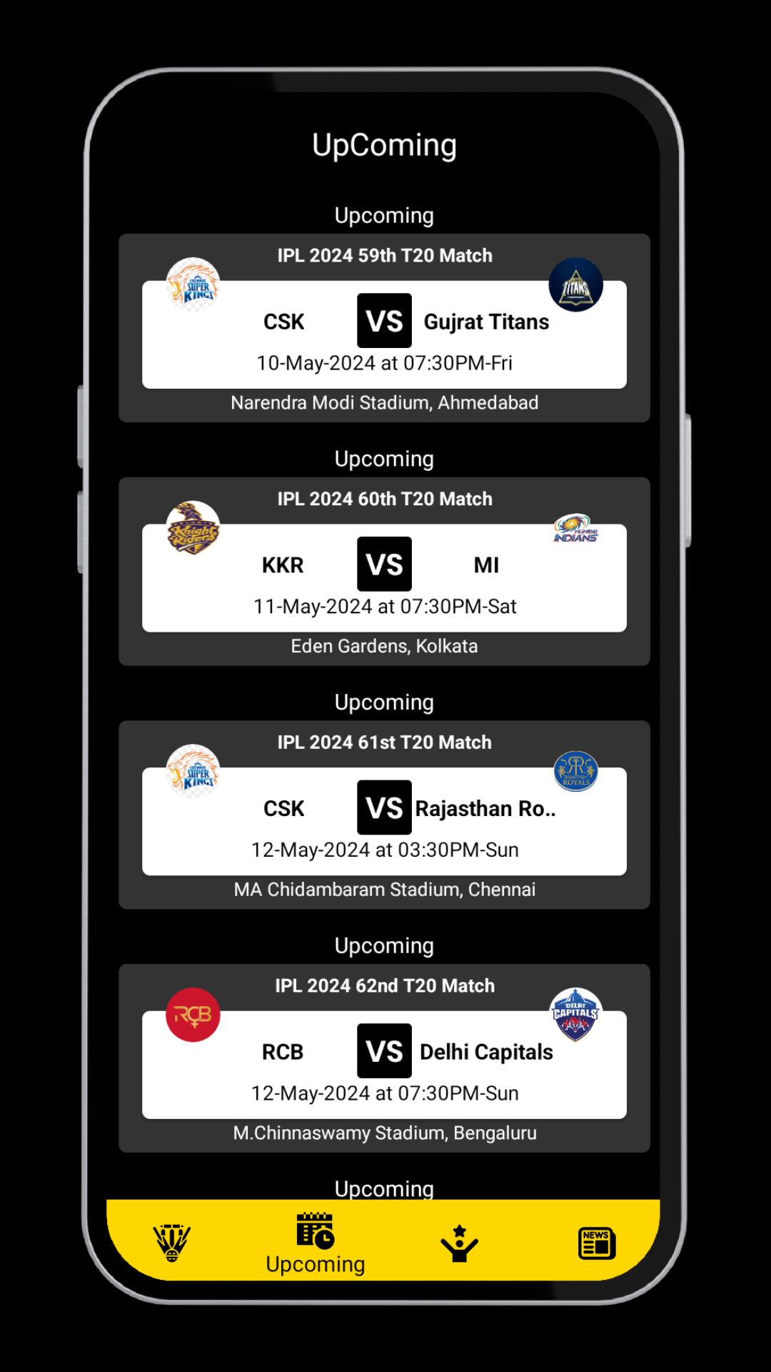 Cricket Buzz: Live Scores & T20 World Cup Follow the Cricket Craze! #Cricket #T20WorldCup | Indus Appstore | Screenshot