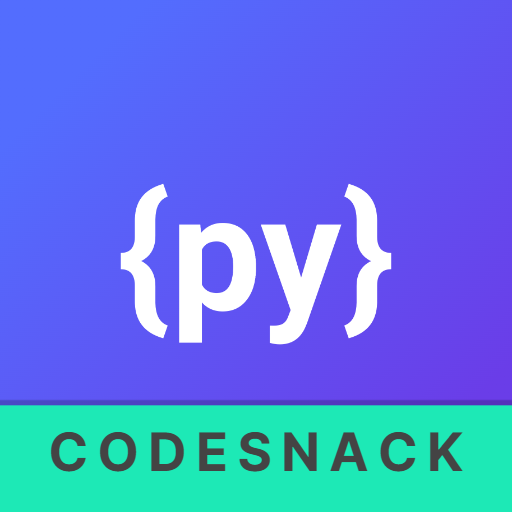 CodeSnack: Learn Python | Indus Appstore | App Icon