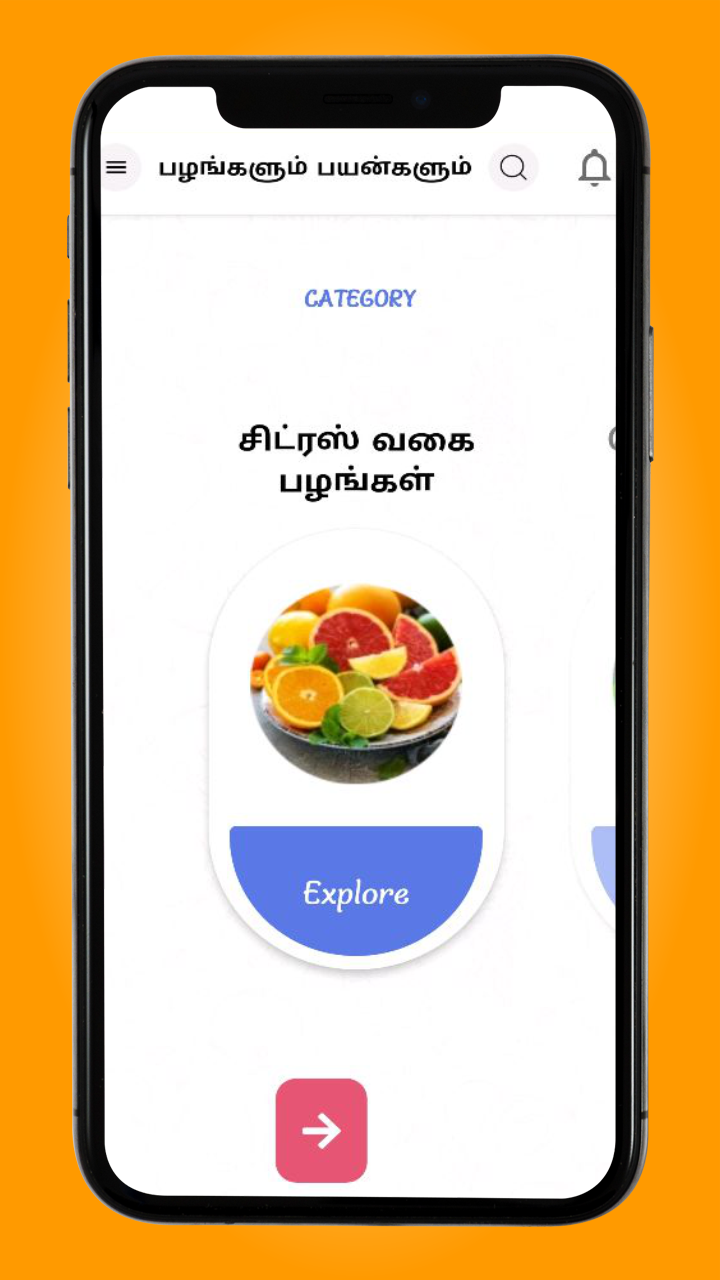 பழங்களும் பயன்களும் (Fruits and benefits) | Indus Appstore | Screenshot