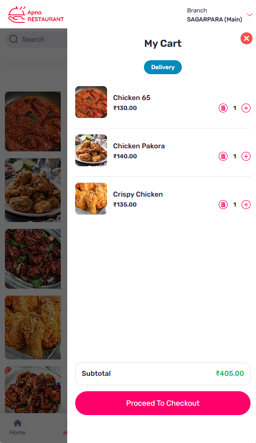 APNA RESTAURANTS | Indus Appstore | Screenshot