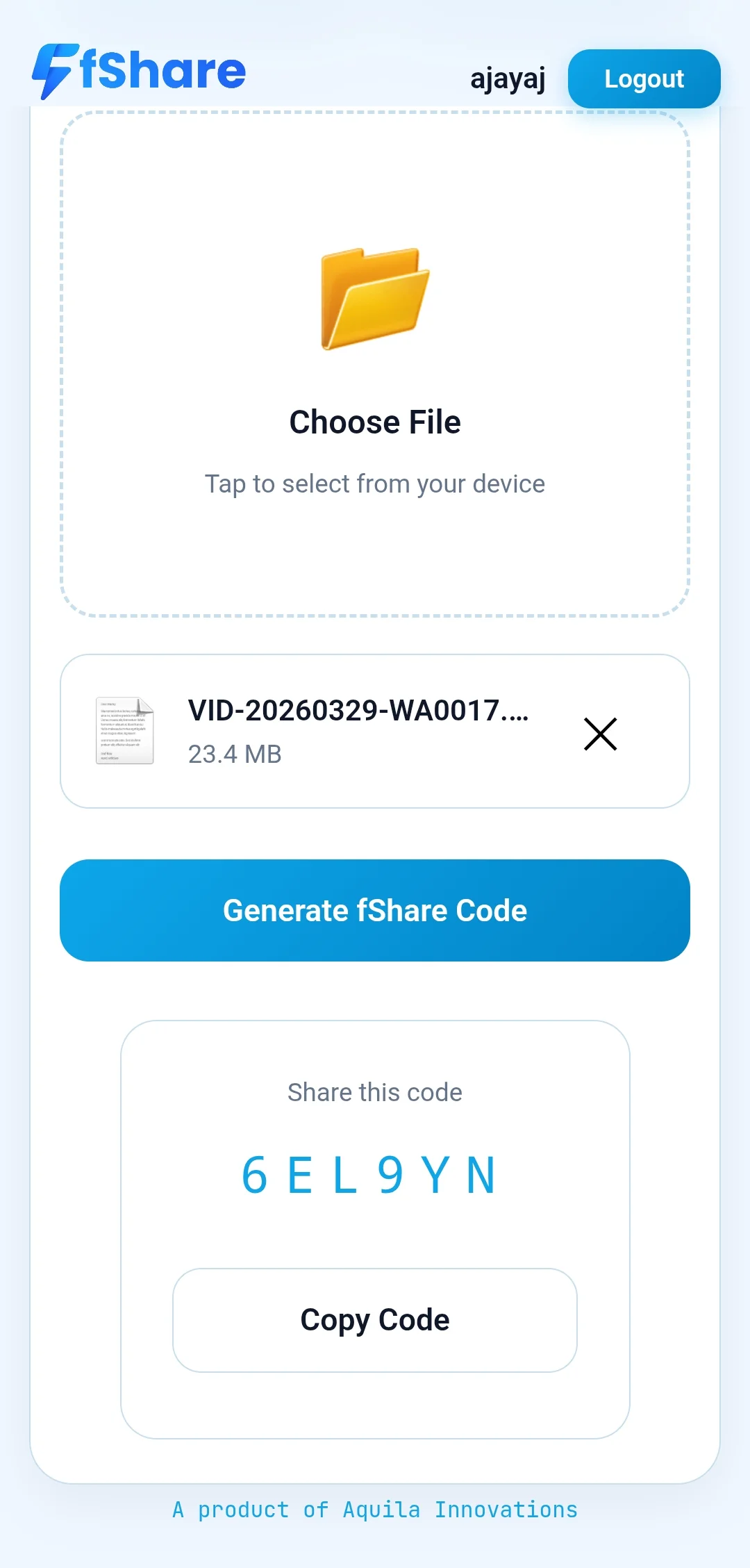 FShare | Indus Appstore | Screenshot