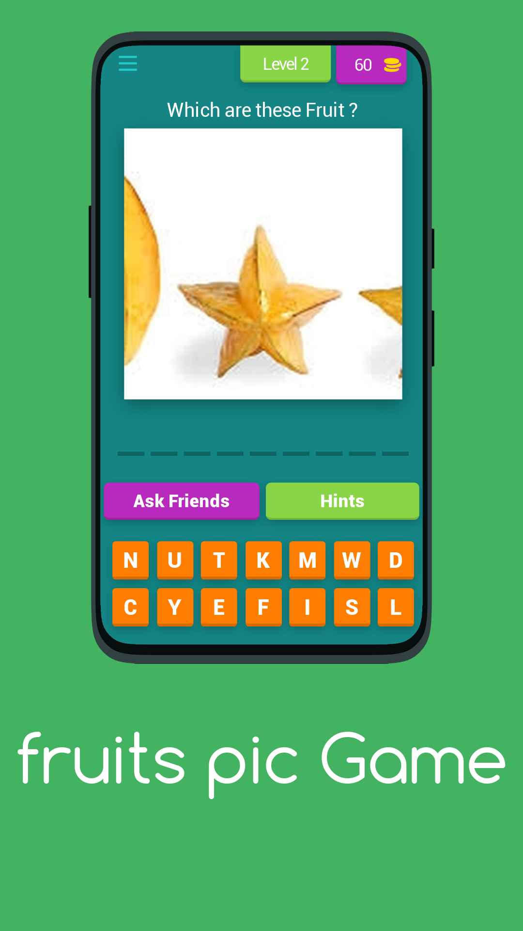 FRUITS PIC GAME QUIZ | Indus Appstore | Screenshot