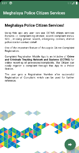 Meghalaya Police Citizen Services | Indus Appstore | Screenshot