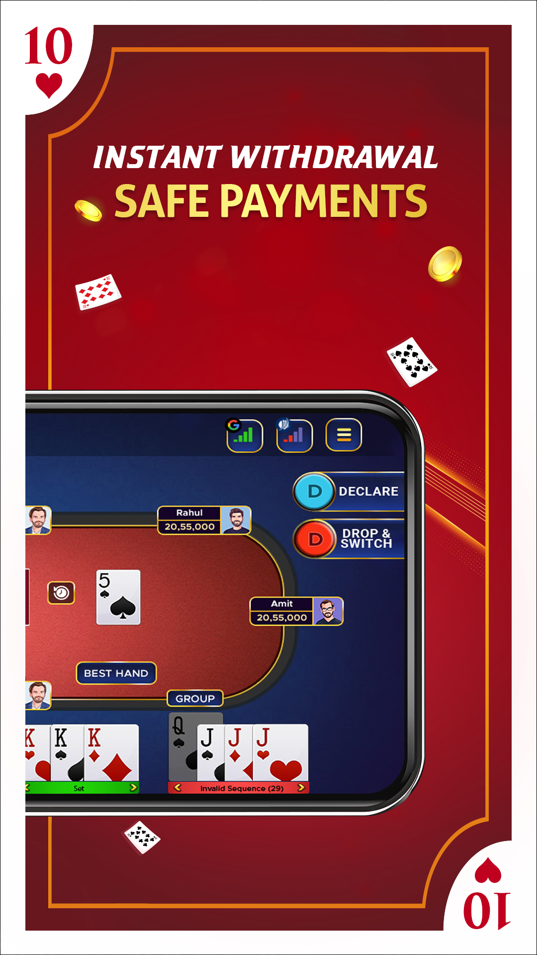 RummyTitans: Real Cash Rummy Game | Indus Appstore | Screenshot