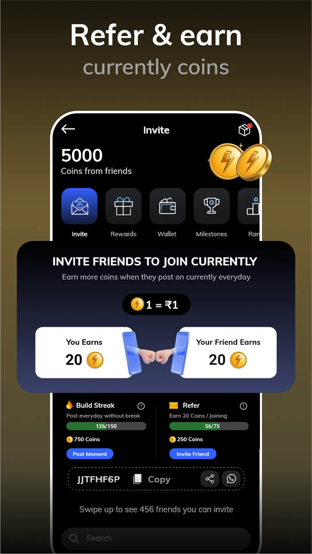 Currently - Friend's Moments | Indus Appstore | Screenshot