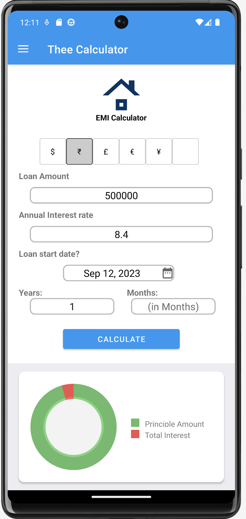 Thee Calculator | Indus Appstore | Screenshot