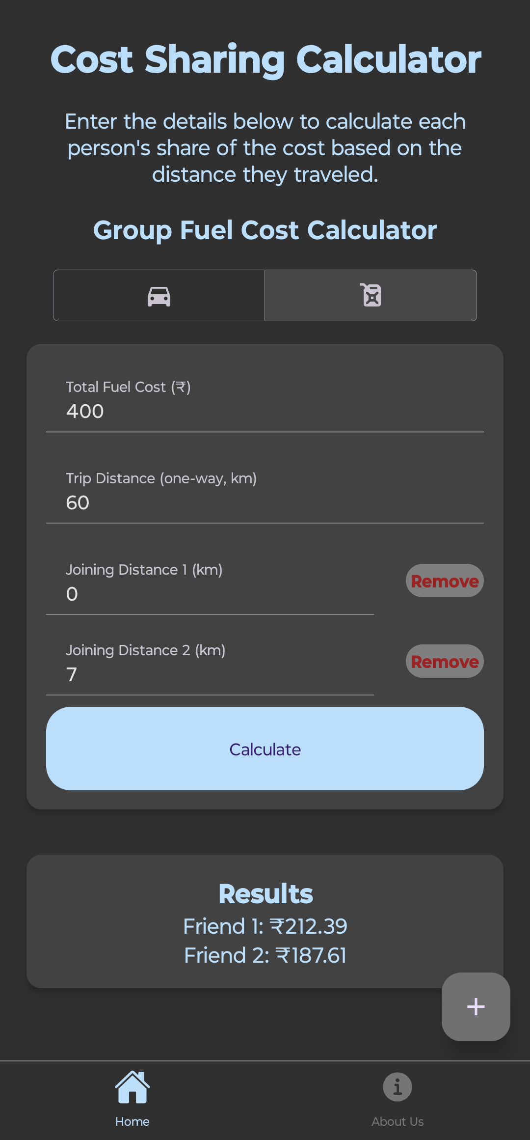 Cost Sharing | Indus Appstore | Screenshot