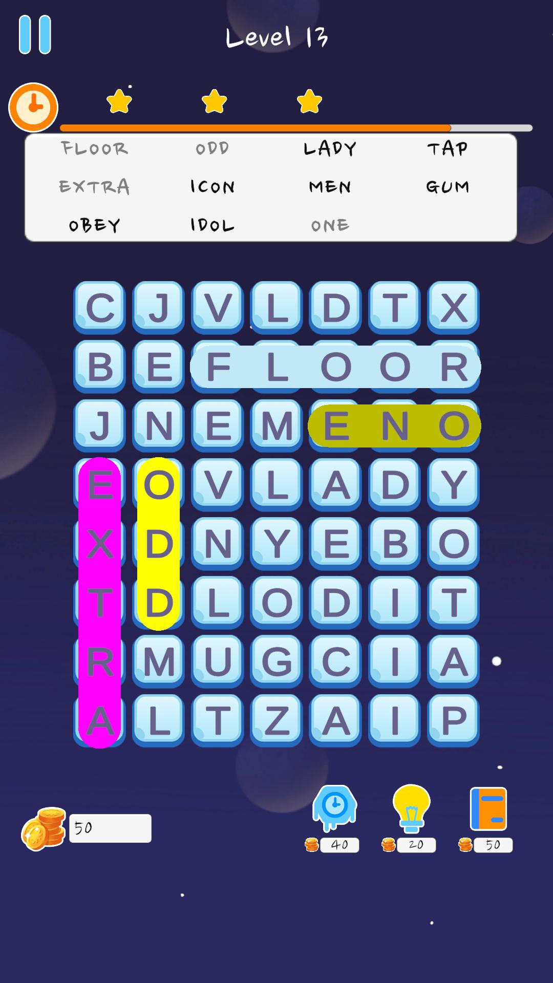 Phanis Word Search | Indus Appstore | Screenshot