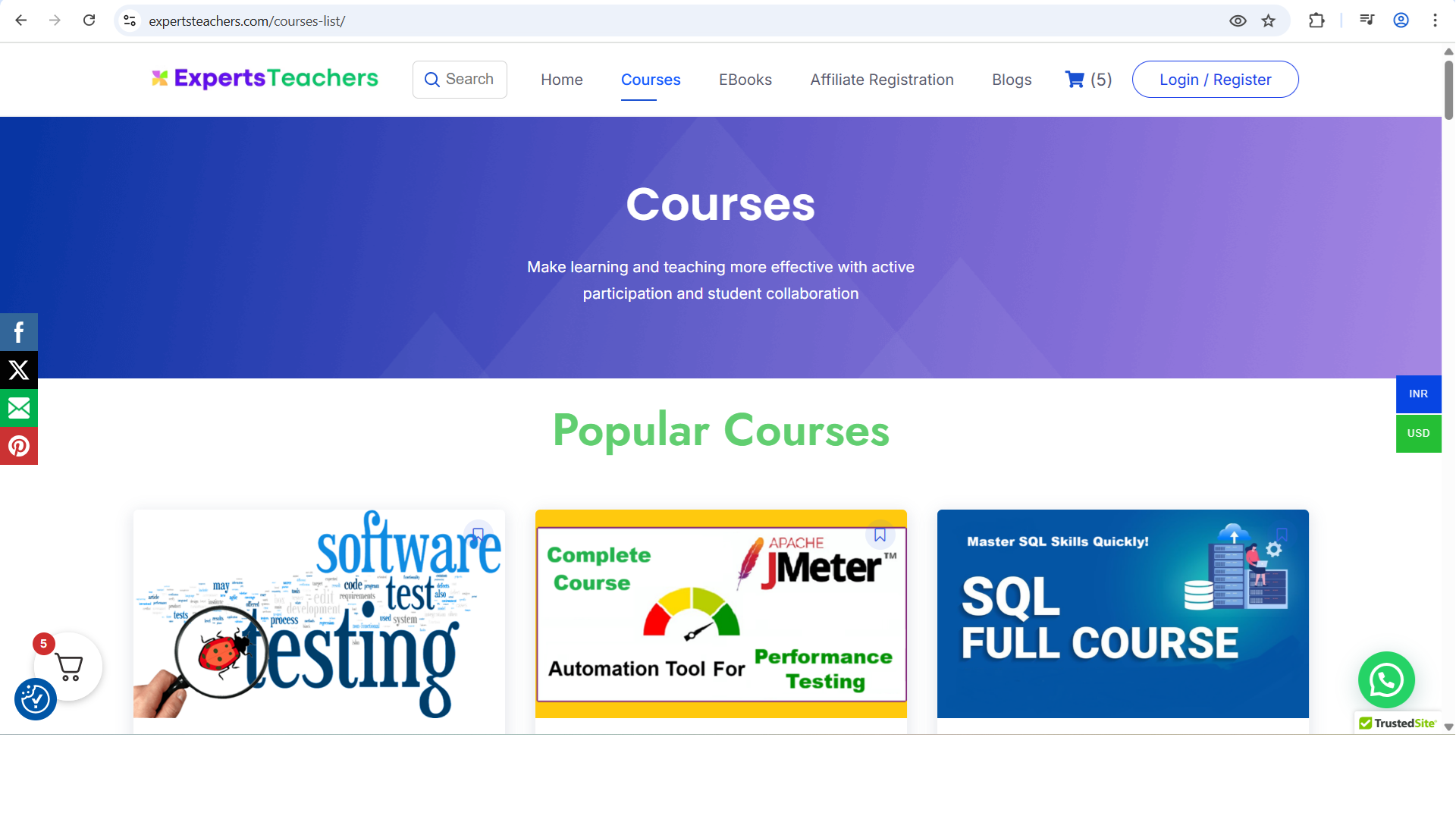ExpertsTeachers – Learn Online Courses, Practice Tests & Certifications | 50% OFF on All Courses | Indus Appstore | Screenshot