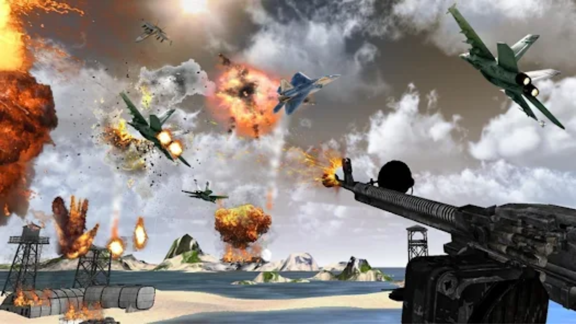 Jet Antiaircraft Attack Bomber | Indus Appstore | Screenshot