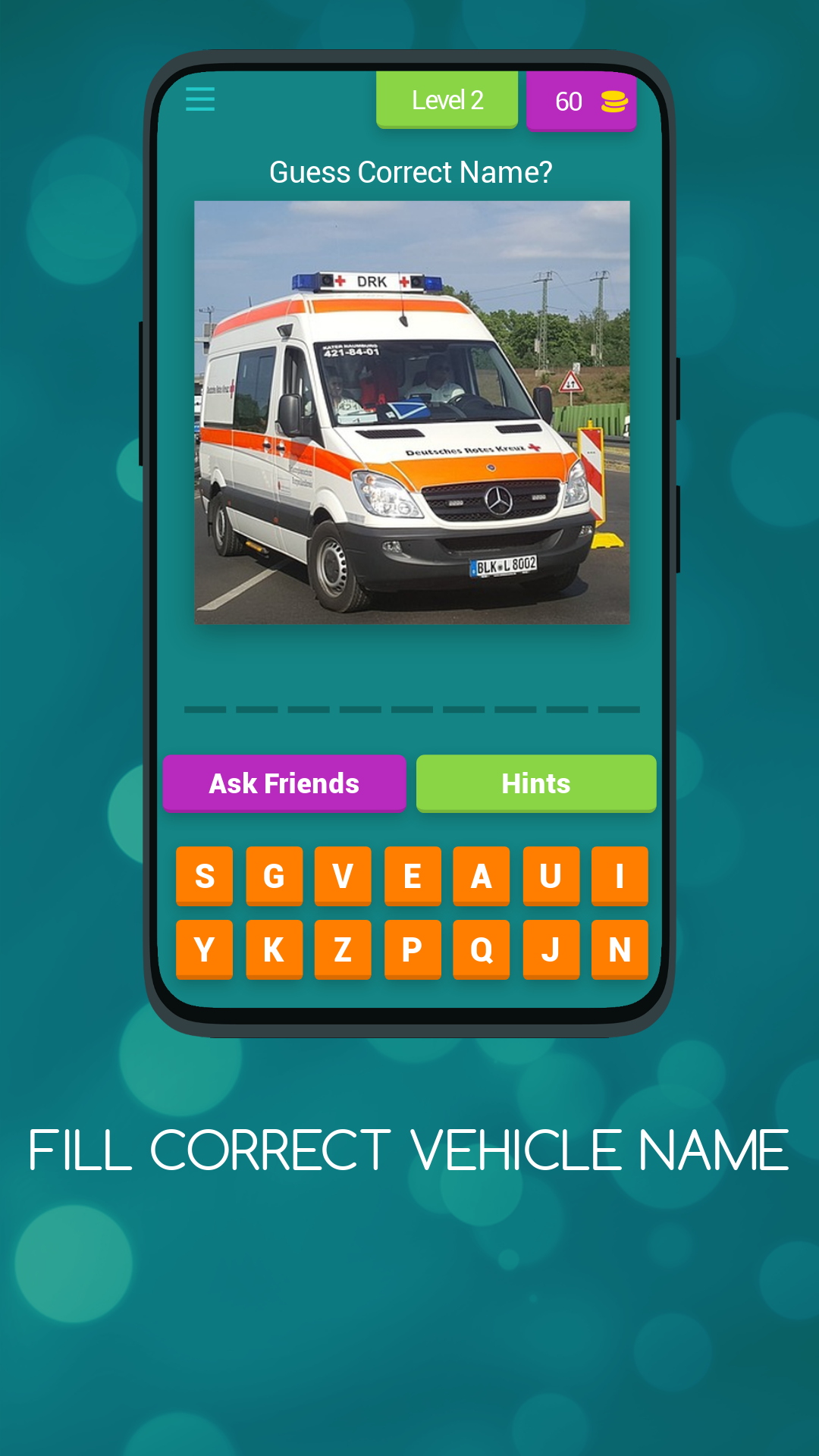 Vehicle Name Trivia Game | Indus Appstore | Screenshot