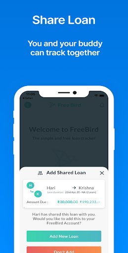 Freebird: Loan/Debt Manager | Indus Appstore | Screenshot