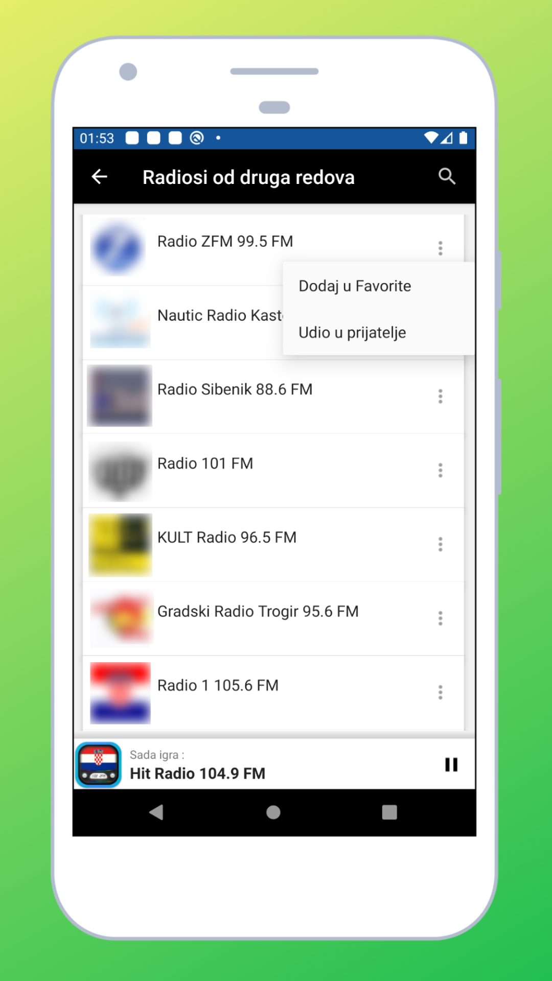 Radio Croatia FM: Radio Online | Indus Appstore | Screenshot