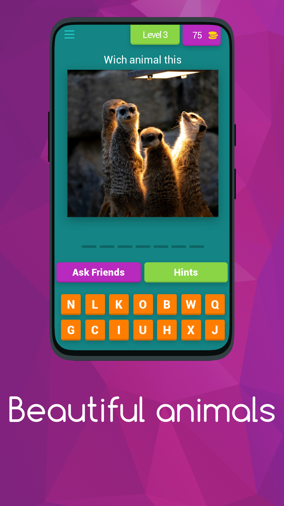 Beautiful Animals Trivia Quiz | Indus Appstore | Screenshot