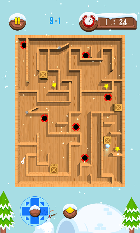 Maze and Snow Ball | Indus Appstore | Screenshot