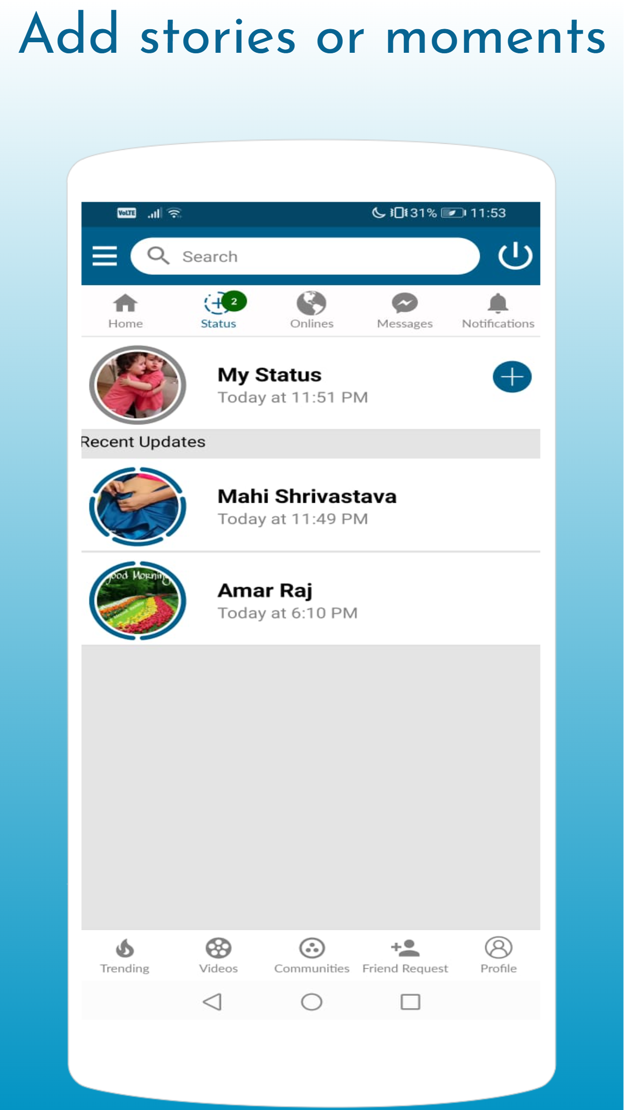 Ownmates - The Social Network | Indus Appstore | Screenshot