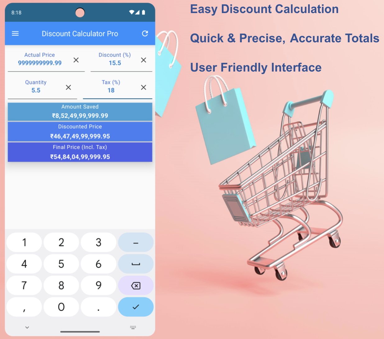 Discount Calculator Pro | Indus Appstore | Screenshot