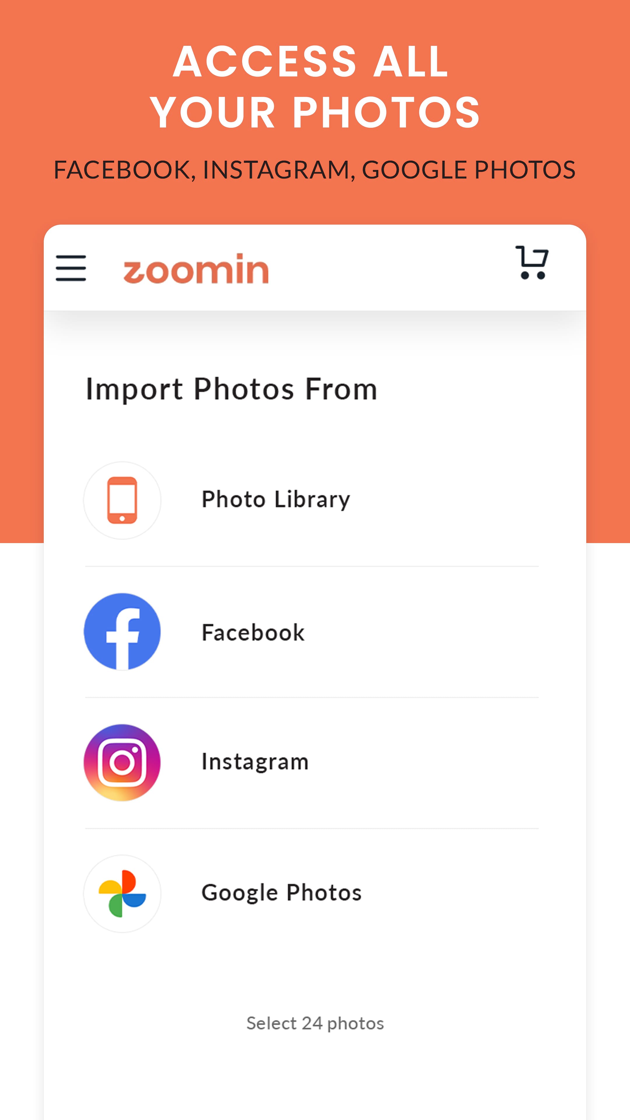 Zoomin: Frames, Prints & Gifts | Indus Appstore | Screenshot