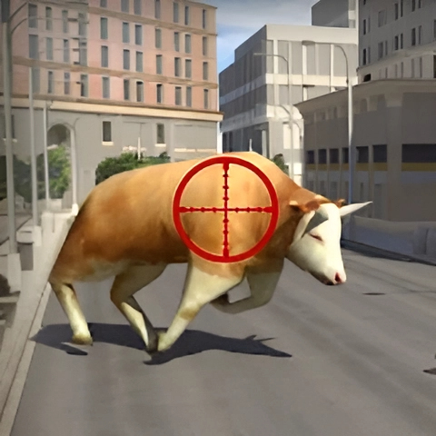 Angry Bull Fight Shooting Game | Indus Appstore | App Icon