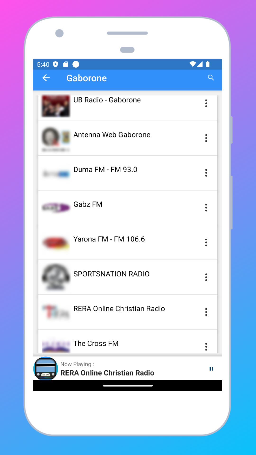 Radio Botswana + Radio Online | Indus Appstore | Screenshot