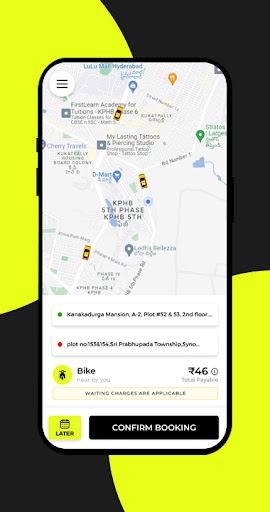 Cabby, Any Time - On Time | Indus Appstore | Screenshot