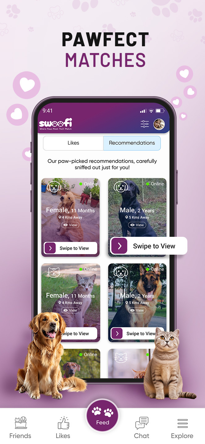 Swoofi - Connect Pet Lovers & Fur Friends | Indus Appstore | Screenshot