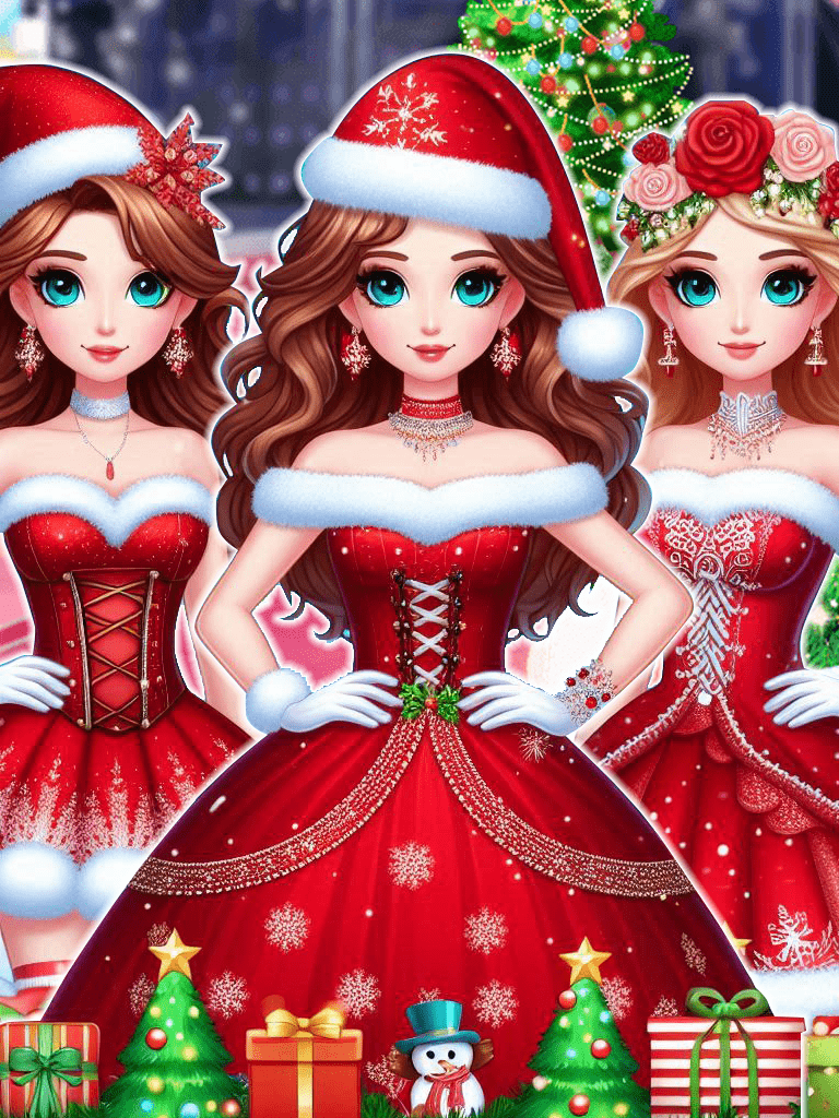 Christmas Dress Up Game For Girls - Christmas Games | Indus Appstore | Screenshot