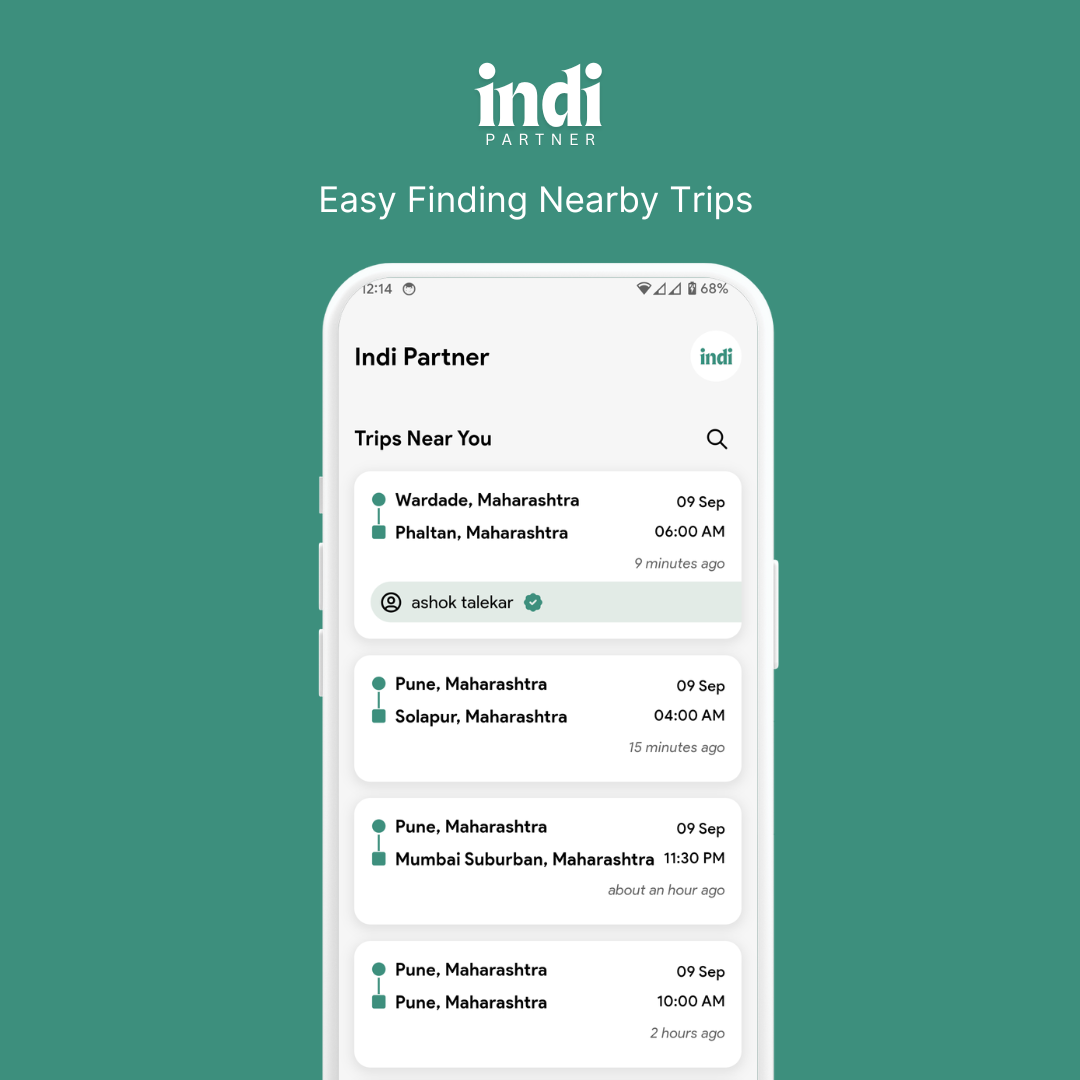 Indi Partner: Drivers & Agents | Indus Appstore | Screenshot