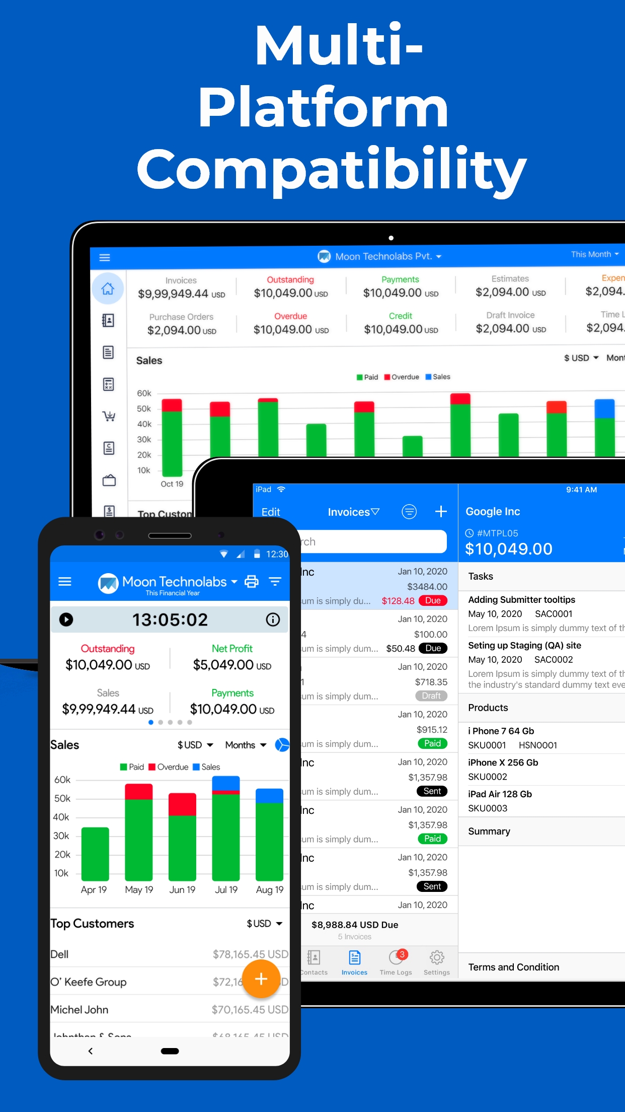 Bill and Invoice Maker by Moon | Indus Appstore | Screenshot