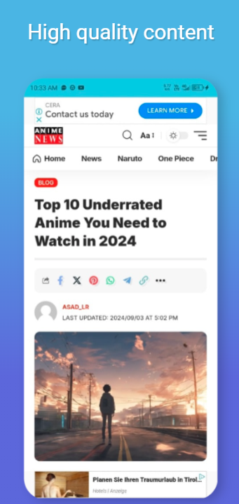 Anime Go | Indus Appstore | Screenshot