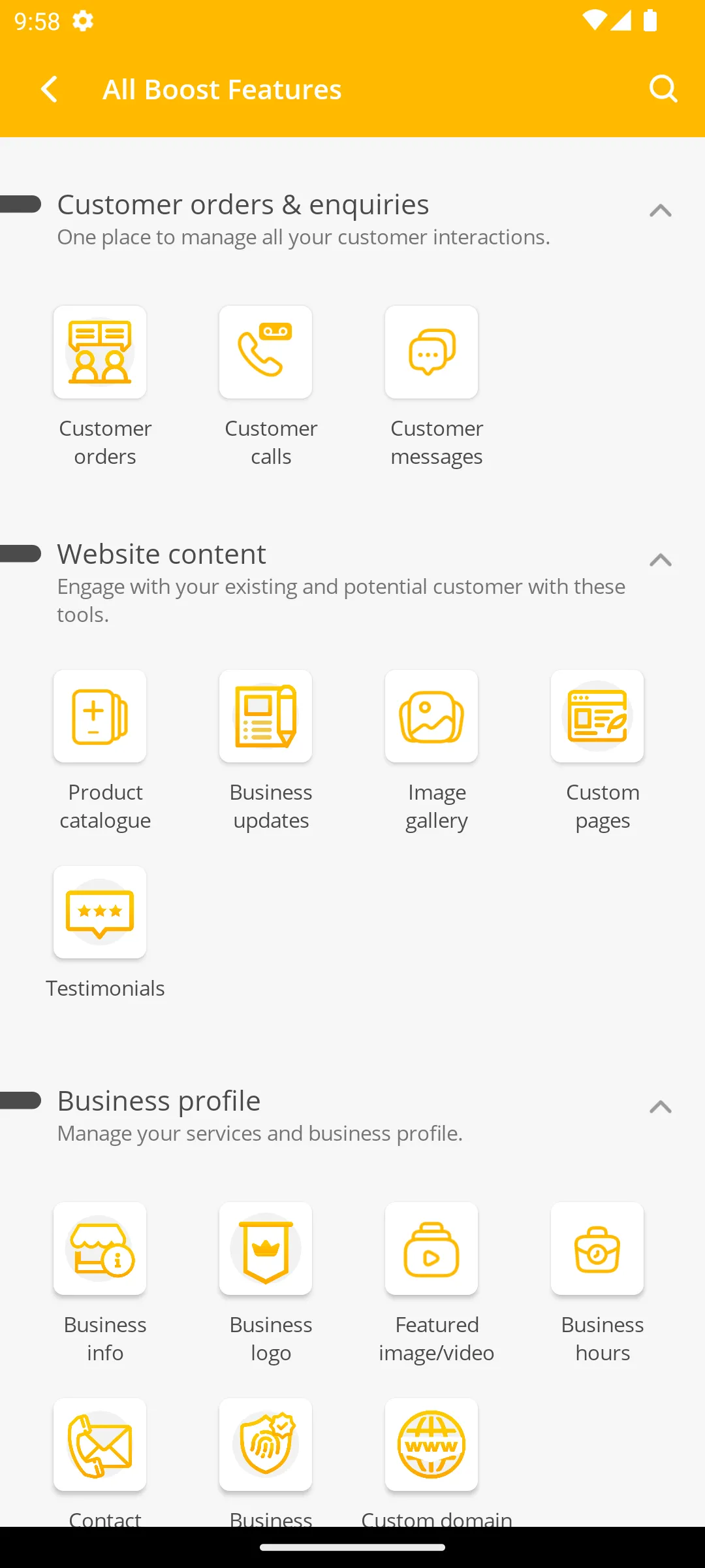 Boost 360: Create a Website | Indus Appstore | Screenshot