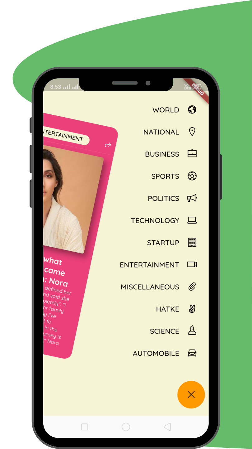 News app - Swipe It | Indus Appstore | Screenshot